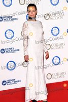 KIMBERLEIGH GELBER ATTENDS COLLARS AND COATS GALA WEARING VALENTINO WHITE GOWN 2015