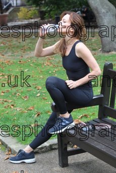 KIMBERLEIGH GELBER SPOTTED IN HYDE PARK LONDON