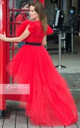 Kimberleigh Gelber wearing a Giambattista Valli gown for a photo shoot in London. October 2020