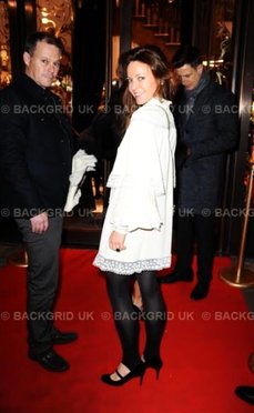 KIMBERLEIGH GELBER ON THE RED CARPET AT OFFICIAL LAUNCH FLAGSHIP STORE ASPINAL OF LONDON, REGENT STREET, LONDON